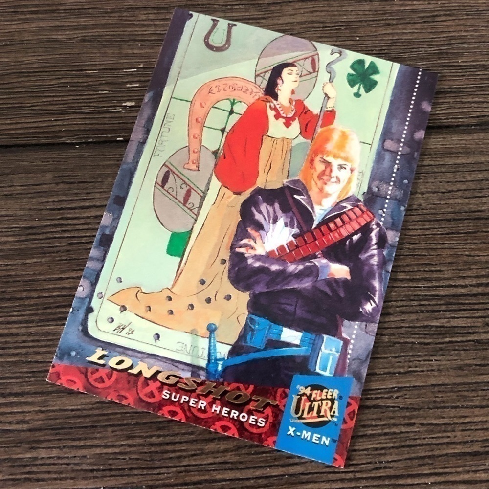 X-men ’94 Fleer Ultra trading card: Longshot (Super Heroes) #40